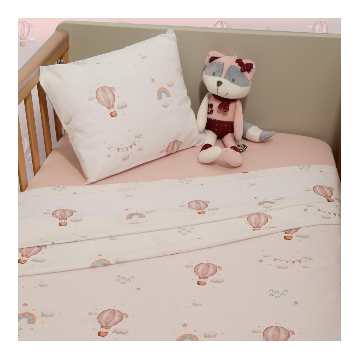 Σεντόνια Κούνιας Σετ 3τεμ 110x170εκ με λάστιχο Baby Oliver Des.424 - Image 3