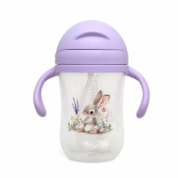 Παγούρι με Λαβές 300ml 6Μ+ Kiokids Lavender Bunny