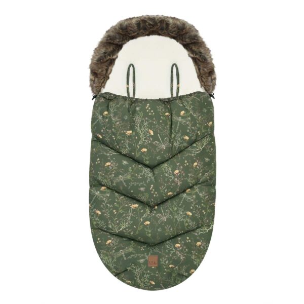 Ποδόσακος Καροτσιού Αδιάβροχος Kikka Boo Luxury Secret Garden Green
