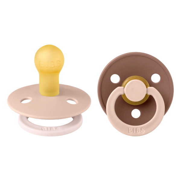 Πιπίλες Καουτσούκ 0-6M 2τμχ Bibs Colour Fusion Blush Woodchuck Mix