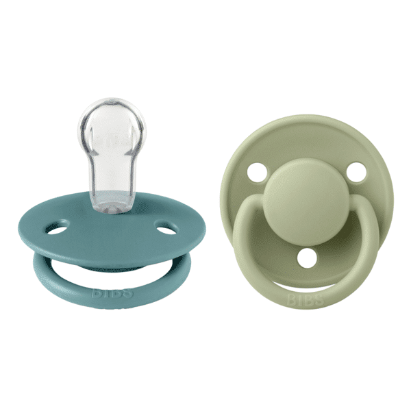 Πιπίλα Σιλικόνης 0-36M 2τμχ Bibs De Lux Island Sea Sage