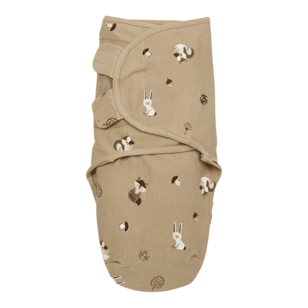Alternative view of Υπνόσακοι 2 Pack Swaddle 0-3 μηνών 1.0 Tog Meyco Forest Animals Sand