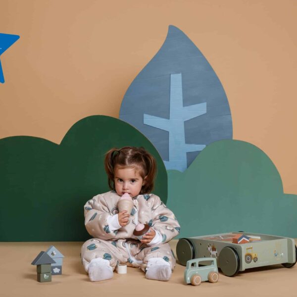 Υπνόσακος Χειμωνιάτικος 2.5 Tog Με Πόδια Tender Classic Wish Planets Εκρού