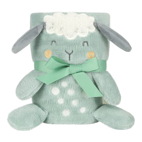 Κουβέρτα δώρου με 3D κέντημα 75x100εκ Kikka Boo Sleepy Sheep