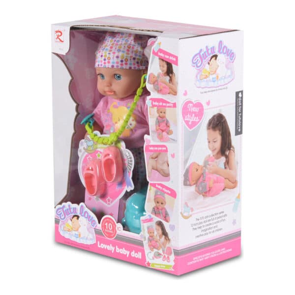 Κούκλα 36εκ με Ήχο Moni Toys Rabbit 8653 - Image 3