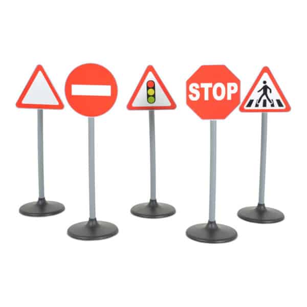 Σήματα Οδικής Κυκλοφορίας 5τμχ Moni Toys Road signs CXL200-58