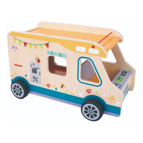 Alternative view of Ξύλινο Τροχόσπιτο Camping Tooky Toy TH427