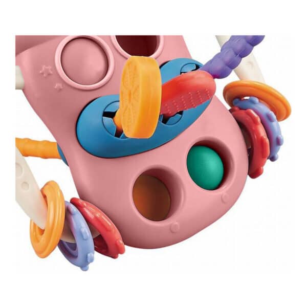 Alternative view of Πολυλειτουργικό Μασητικό Παιχνίδι Moni Toys BIBI-INN 688-70 pink