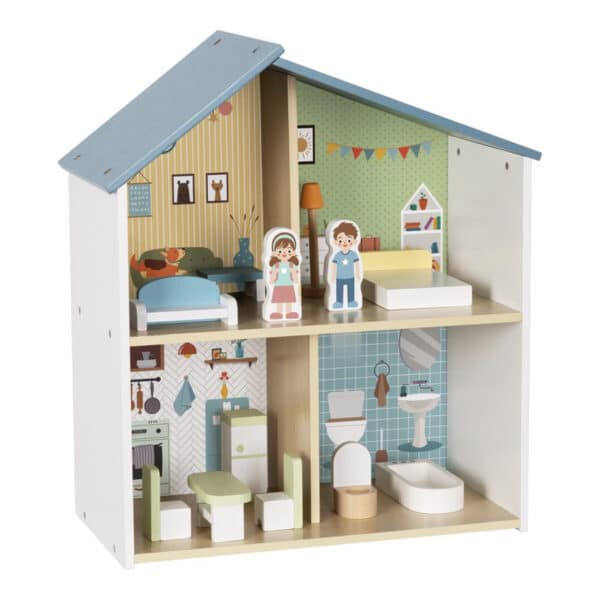 Ξύλινο Κουκλόσπιτο Hi Pando Wooden doll house HP063