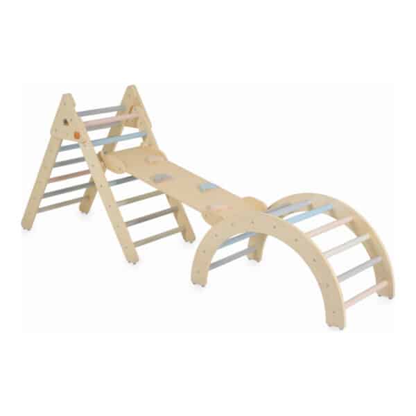 Ξύλινη Αψίδα Αναρρίχησης Moni Toys Climber Pikler BPD730-C