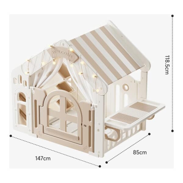 Alternative view of Παιδικό Σπιτάκι Πολυλειτουργικό Moni Garden children`s playhouse