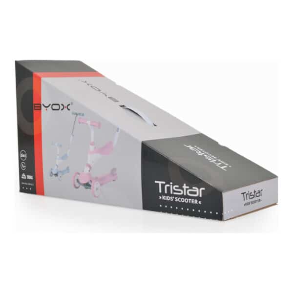Alternative view of Πατίνι Scooter 3 σε 1 με Λαβή Γονέα Byox Tristar Pink
