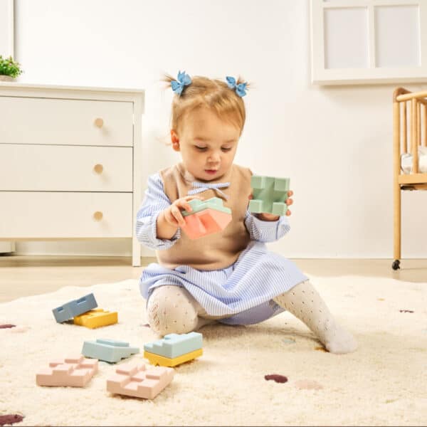 Μαλακά τουβλάκια στοίβαξης MiniLand soft building blocks