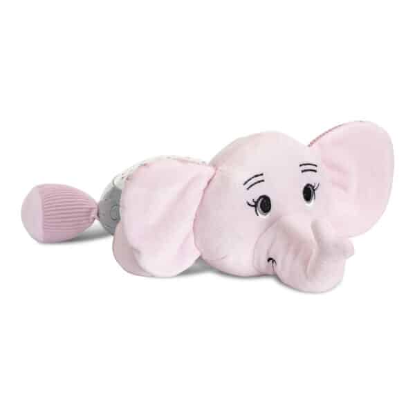 Μουσικός προβολέας νυκτός Lorelli Light Pink Elephant