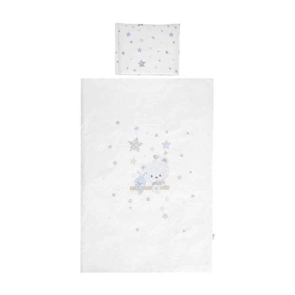 Σετ προίκας μωρού για κούνια 3τμχ Lorelli Bear With Swing Blue