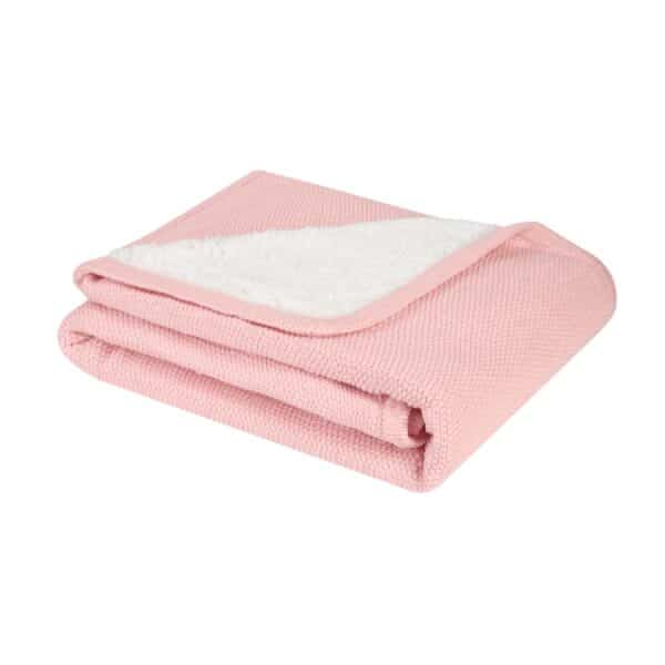 Κουβέρτα Sherpa Διπλής Όψης 75x100εκ Kikka Boo Dream Big Pink