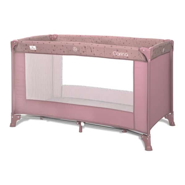 Παρκοκρέβατο 1 Επιπέδου Lorelli Carina Pink Stars