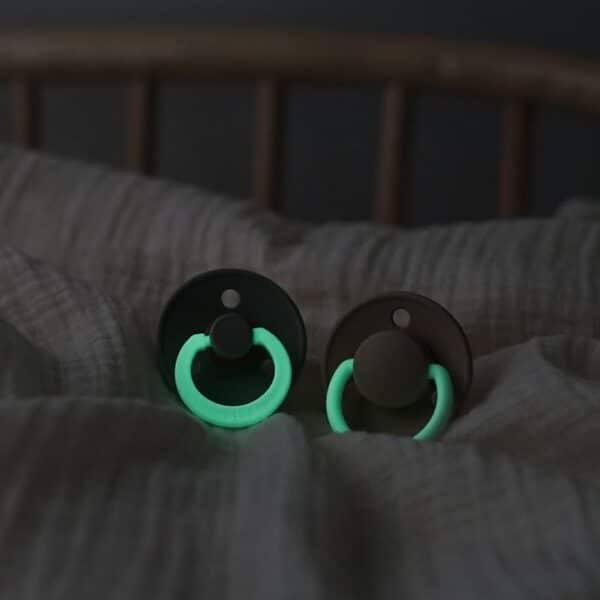 Πιπίλες Καουτσούκ 6-18M 2τμχ Bibs Colour Sage Vanilla Glow