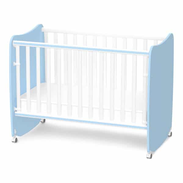 Βρεφικό Κρεβάτι 60x120εκ Lorelli Stars White Baby Blue