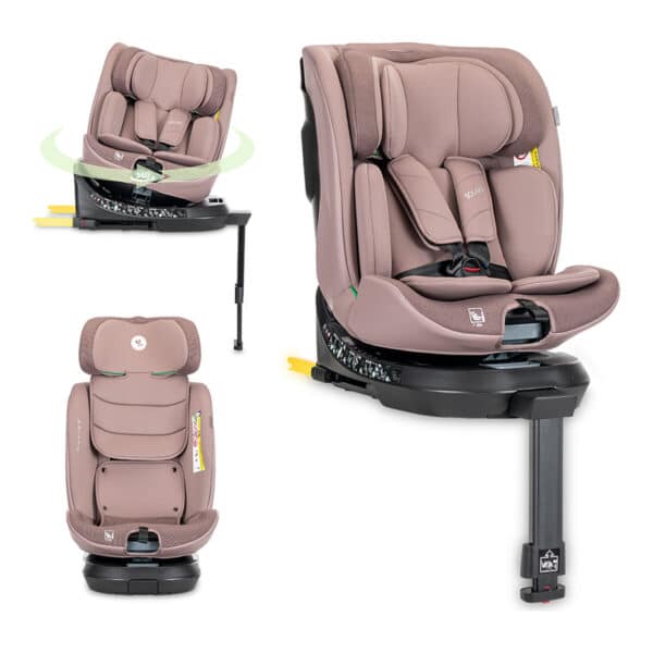 Κάθισμα Αυτοκινήτου 40-150cm I-size Isofix 360° Lorelli Solaris Pink