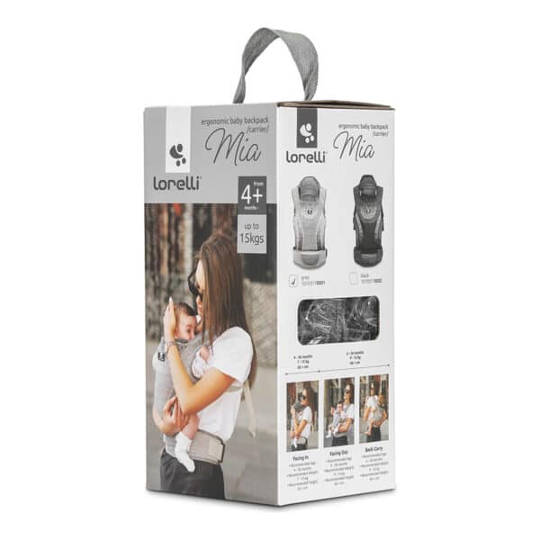 Εργονομικός Μάρσιπος Backpack Lorelli Mia Grey - Image 5