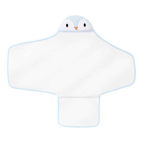 Tommee Tippee Μπουρνούζι Κάπα Μπάνιου 0-6Μ Percy the penguin GroswaddleDry Blue
