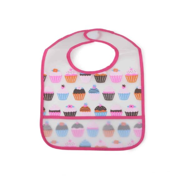 Αδιάβροχη βρεφική Σαλιάρα Cangaroo Snack Pink 1001 - Image 3
