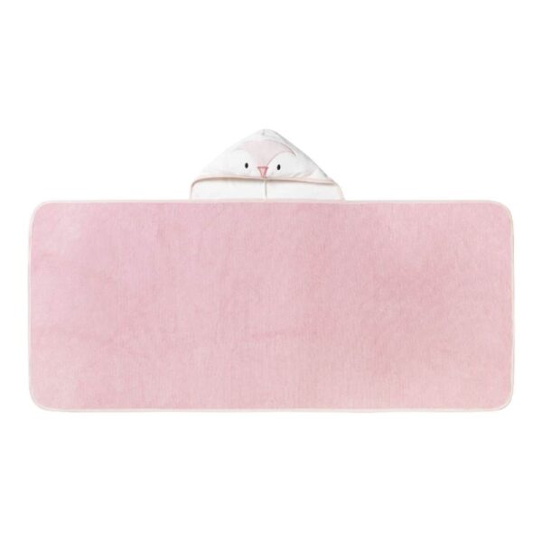 Tommee Tippee Μπουρνούζι Κάπα Μπάνιου 0-6Μ Percy the penguin GroswaddleDry Pink
