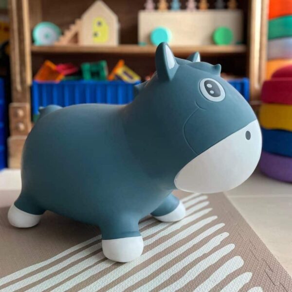Φουσκώτο Παιχνίδι Kidzzfarm Jolly το Αλογάκι Μπλε του πάγου