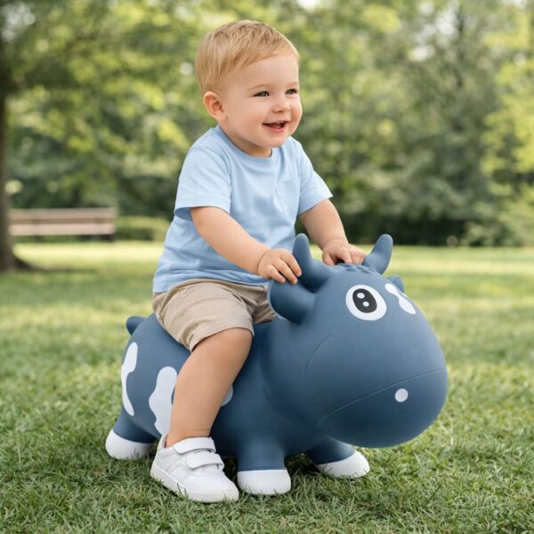 Φουσκώτο Παιχνίδι Kidzzfarm Bella η Αγελαδίτσα Γαλάζιο