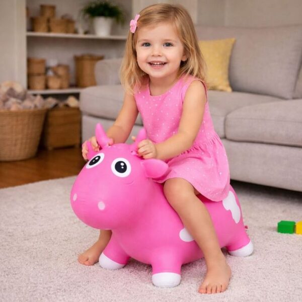 Φουσκώτο Παιχνίδι Kidzzfarm Bella η Αγελαδίτσα Pink
