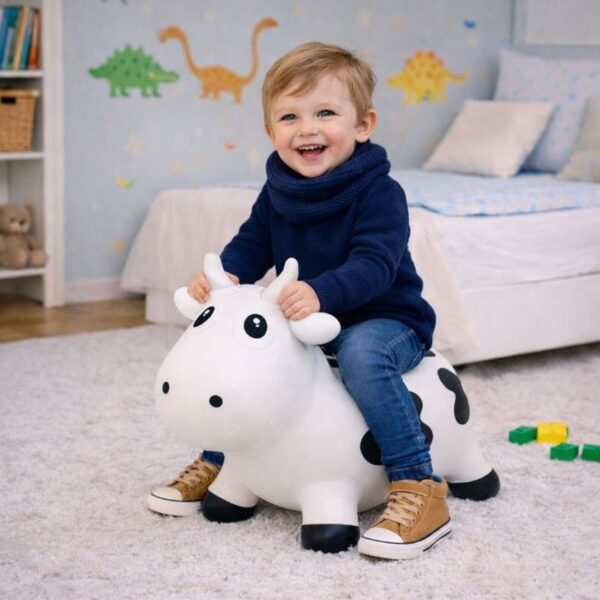 Φουσκώτο Παιχνίδι Kidzzfarm Bella η Αγελαδίτσα White