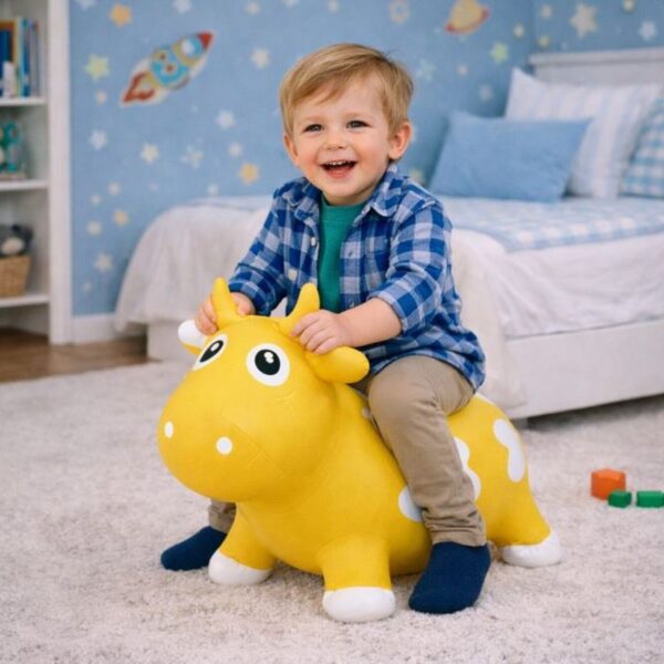 Φουσκώτο Παιχνίδι Kidzzfarm Bella η Αγελαδίτσα Mustard Yellow