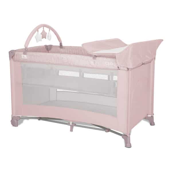 Παρκοκρέβατο 2 Επιπέδων&Αλλαξιέρα Lorelli Torino Plus Pink
