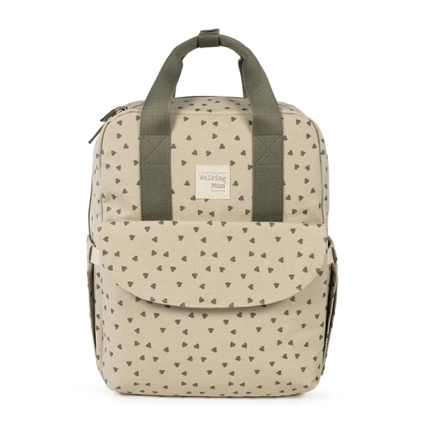 Τσάντα Αλλαξιέρα Backpack Walking Mum Poppy Olive Hearts
