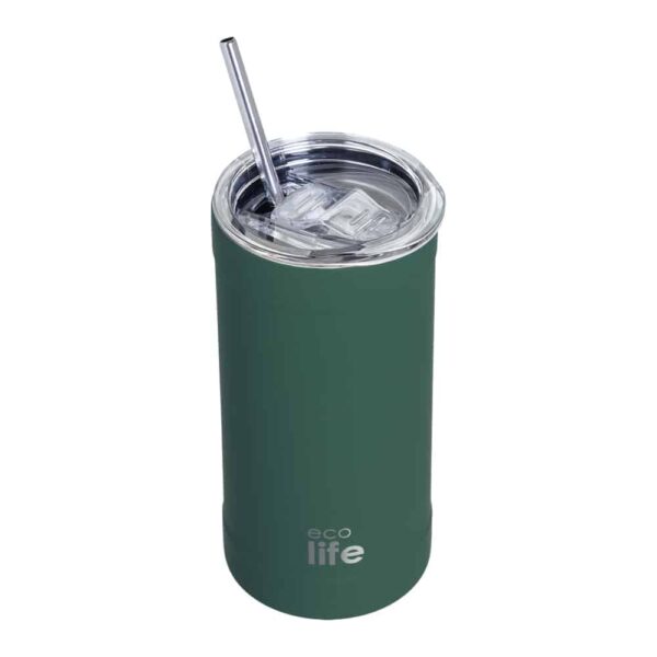 Ποτήρι Θερμός Ανοξείδωτο 500ml Ecolife Coffee Thermos Teal Green