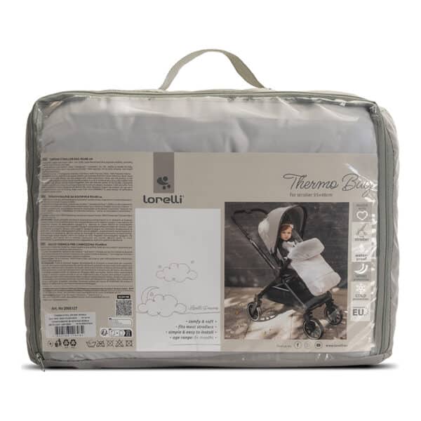 Αδιάβροχος Ποδόσακος Καροτσιού Lorelli Thermo Dark Grey - Image 2