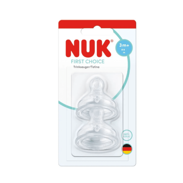 Θηλές Σιλικόνης 3M+ Nuk First Choice 2τμχ Μέγεθος M