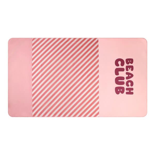 Πετσέτα Θαλάσσης 160x90εκ Monnëka Stripes Bloom&Blush