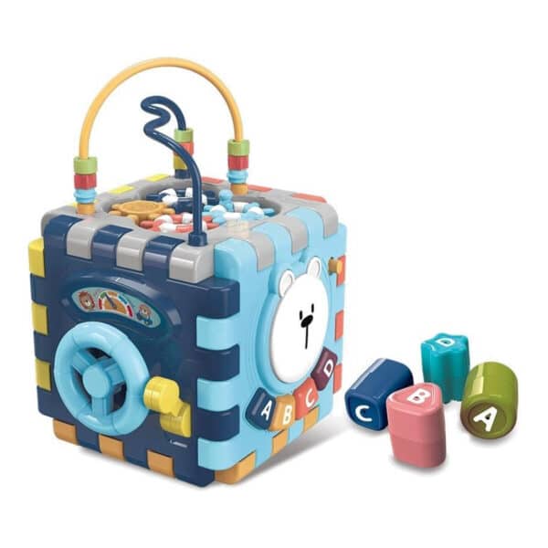 Διαδραστικός Κύβος Με Μουσική MONI Toys Viva Kinds Montessori cube 6636