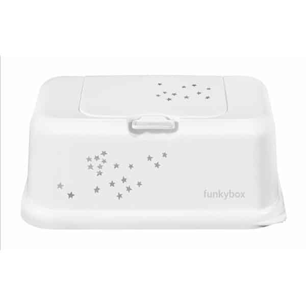 Θήκες για μωρομάντηλα Funkybox White Little Stars