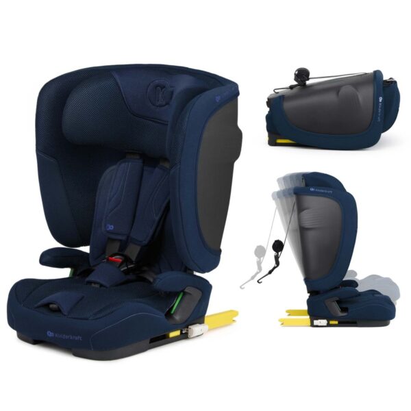 Κάθισμα Αυτοκινήτου 76-150cm i-Size Isofix Kinderkraft Fix2Go Navy
