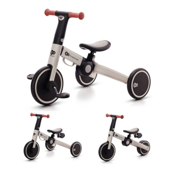 Τρίκυκλο Ποδηλατάκι 3 Σε 1 Πτυσσόμενο Kinderkraft 4Trike Grey