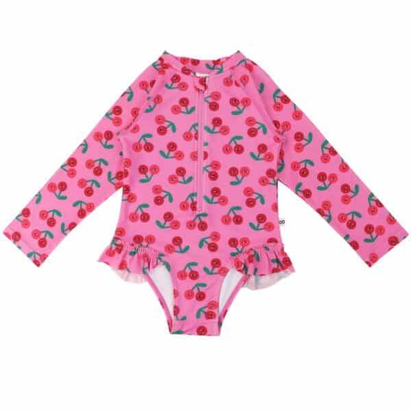 Ολόσωμο Μαγιώ με Μανίκια UV Zoocchini Cherry