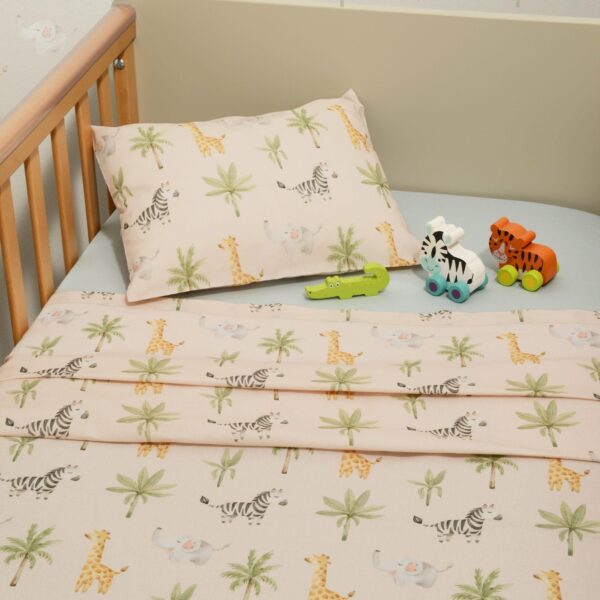 Σεντόνια Κούνιας Σετ 3τεμ 110x170εκ με λάστιχο Baby Oliver Des.425