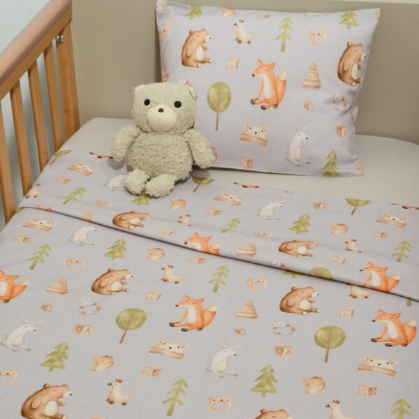 Σεντόνια Κούνιας Σετ 3τεμ 110x170εκ με λάστιχο Baby Oliver Des.427