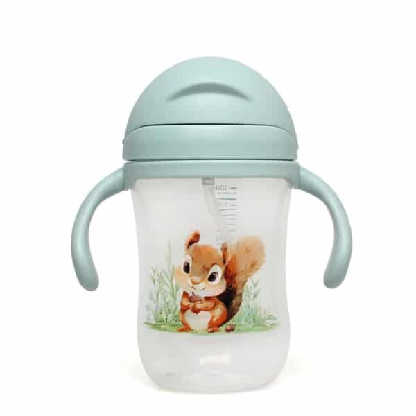 Παγούρι με Λαβές 300ml 6+Μ Kiokids Σκιουράκι