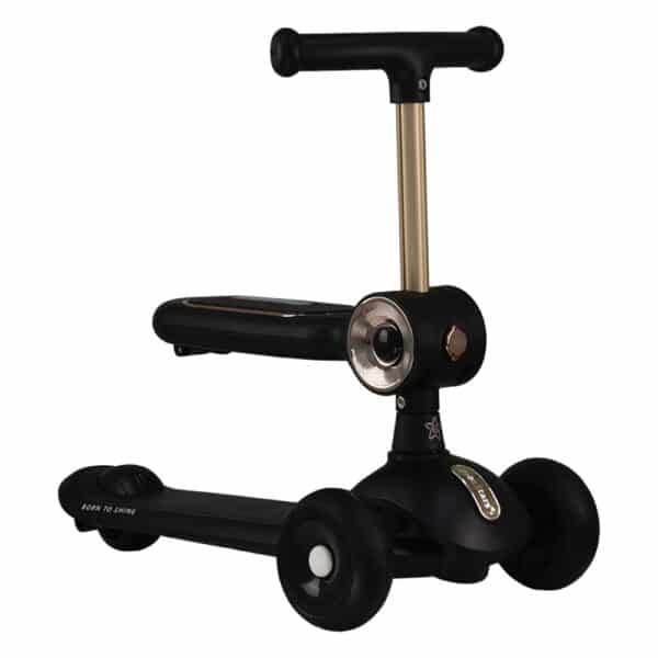 Τρίτροχο Πατίνι 3 σε 1 Bebe Stars Xride Black
