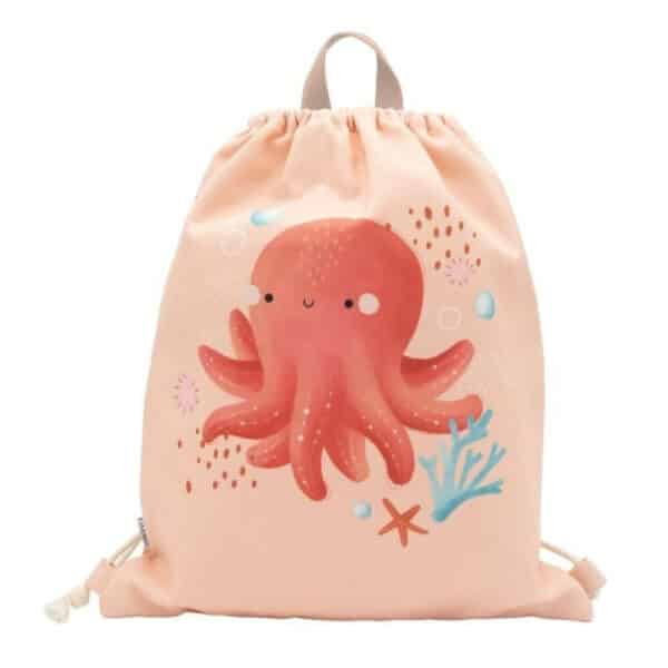 Παιδική Τσάντα Με Κορδόνι Sassi Slurpy The Octopus