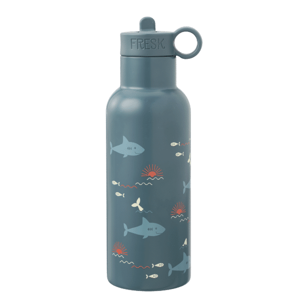 Θερμός από ανοξείδωτο ατσάλι 500ml και ενσωματωμένο καλαμάκι Fresk Shark